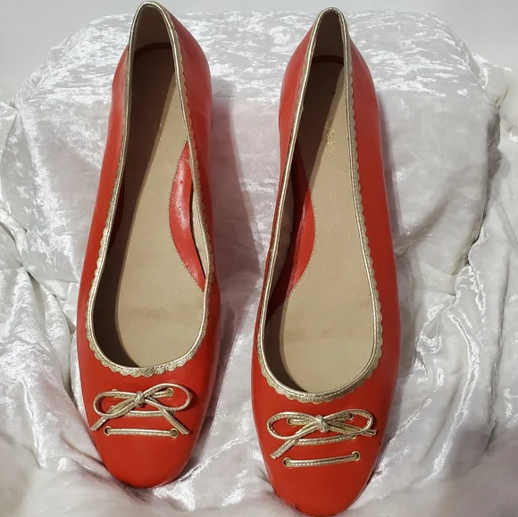 Aerosoles Burnt Orange Flats (CUTE) - Picture 2 of 5